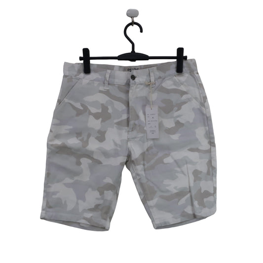 COMON GOLF(コモンゴルフ) ハーフパンツ 白カモフラ柄 メンズ XL N