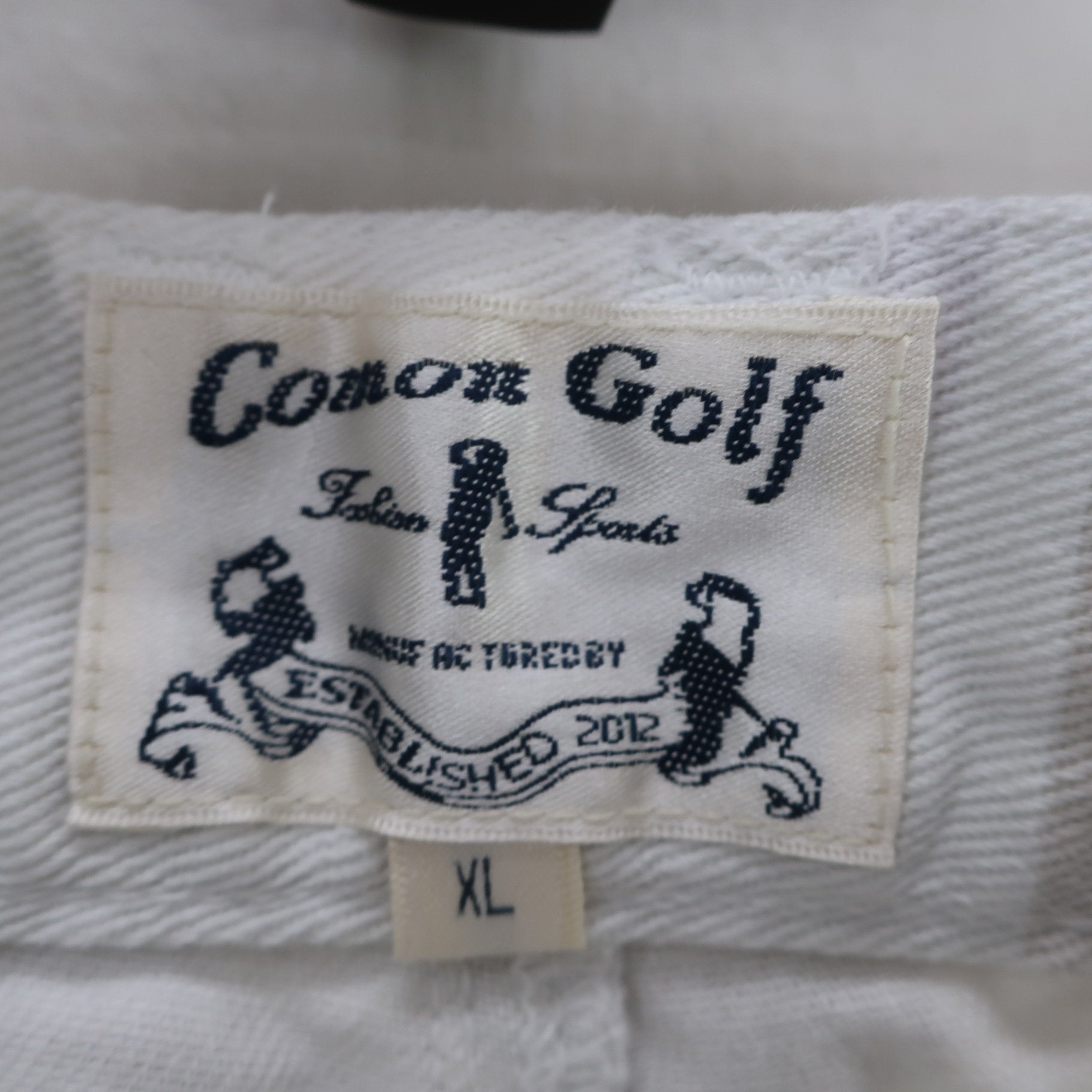 COMON GOLF(コモンゴルフ) ハーフパンツ 白カモフラ柄 メンズ XL N