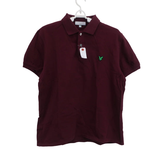 Lyle & Scott(ライルアンドスコット) ポロシャツ ワインレッド メンズ M B