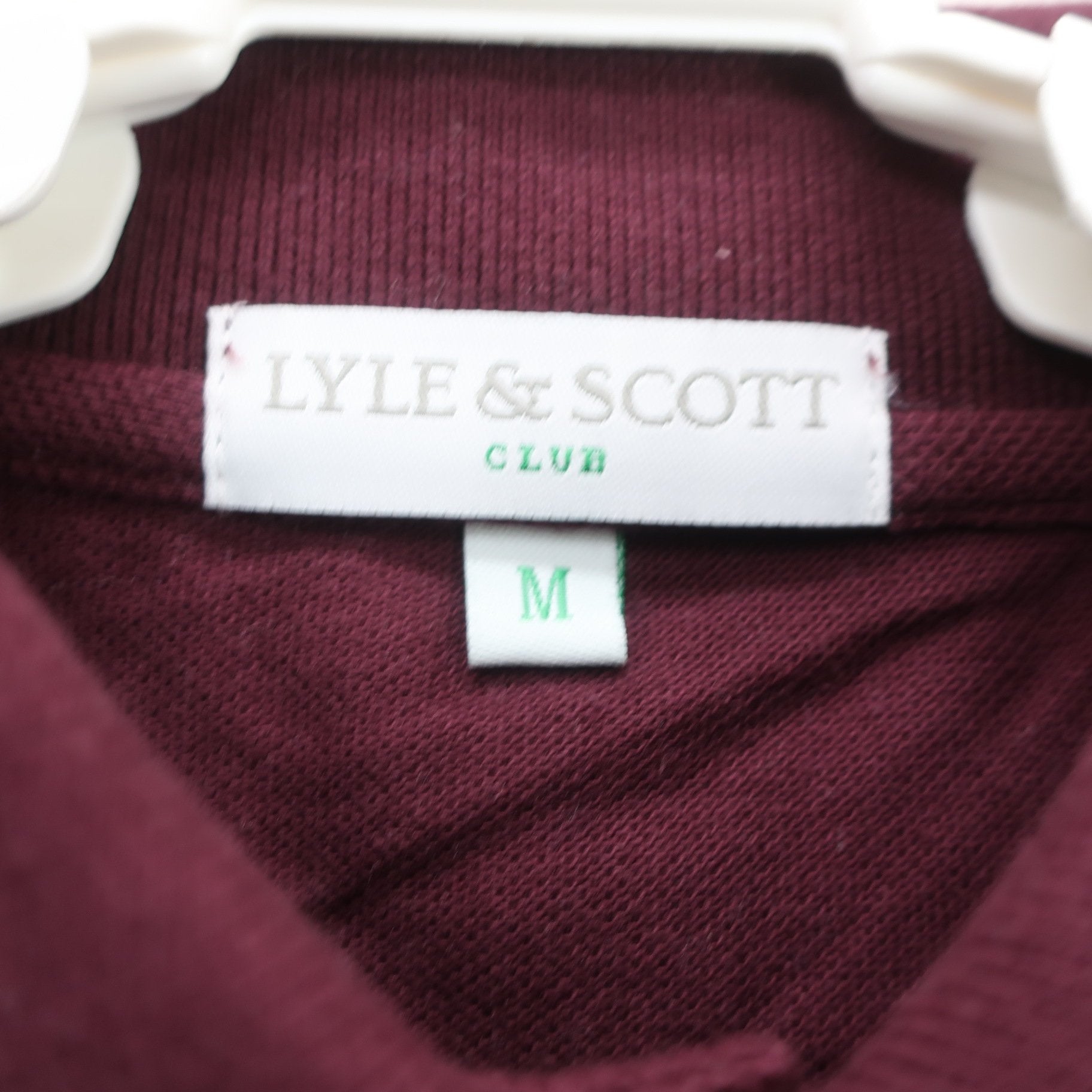 Lyle & Scott(ライルアンドスコット) ポロシャツ ワインレッド メンズ M B