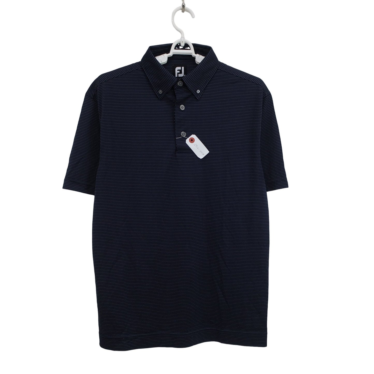 FOOTJOY(フットジョイ) ポロシャツ ネイビー白ドット柄 メンズ L A