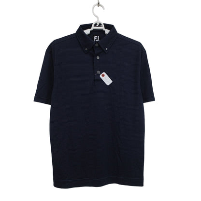 FOOTJOY(フットジョイ) ポロシャツ ネイビー白ドット柄 メンズ L A