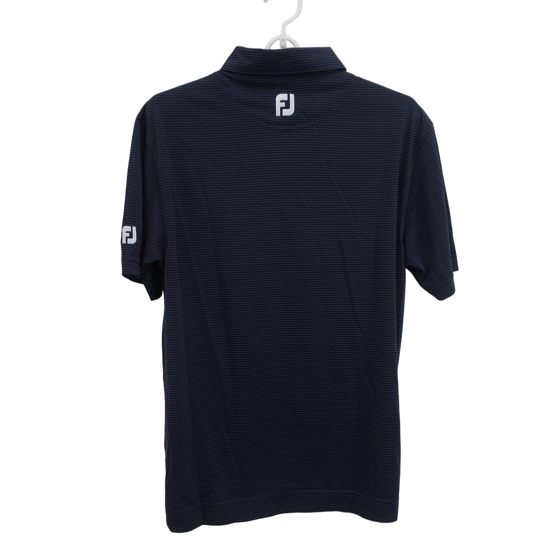 FOOTJOY(フットジョイ) ポロシャツ ネイビー白ドット柄 メンズ L A