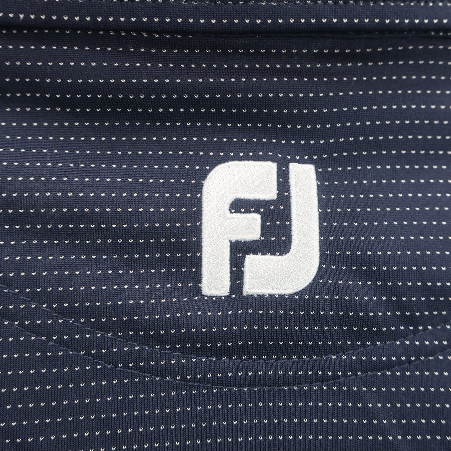FOOTJOY(フットジョイ) ポロシャツ ネイビー白ドット柄 メンズ L A