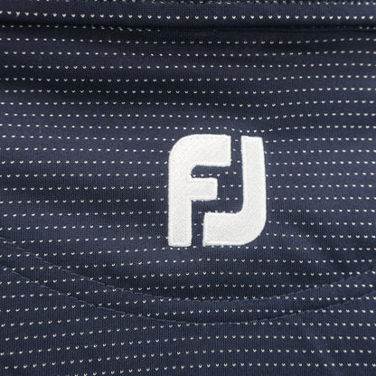 FOOTJOY(フットジョイ) ポロシャツ ネイビー白ドット柄 メンズ L A