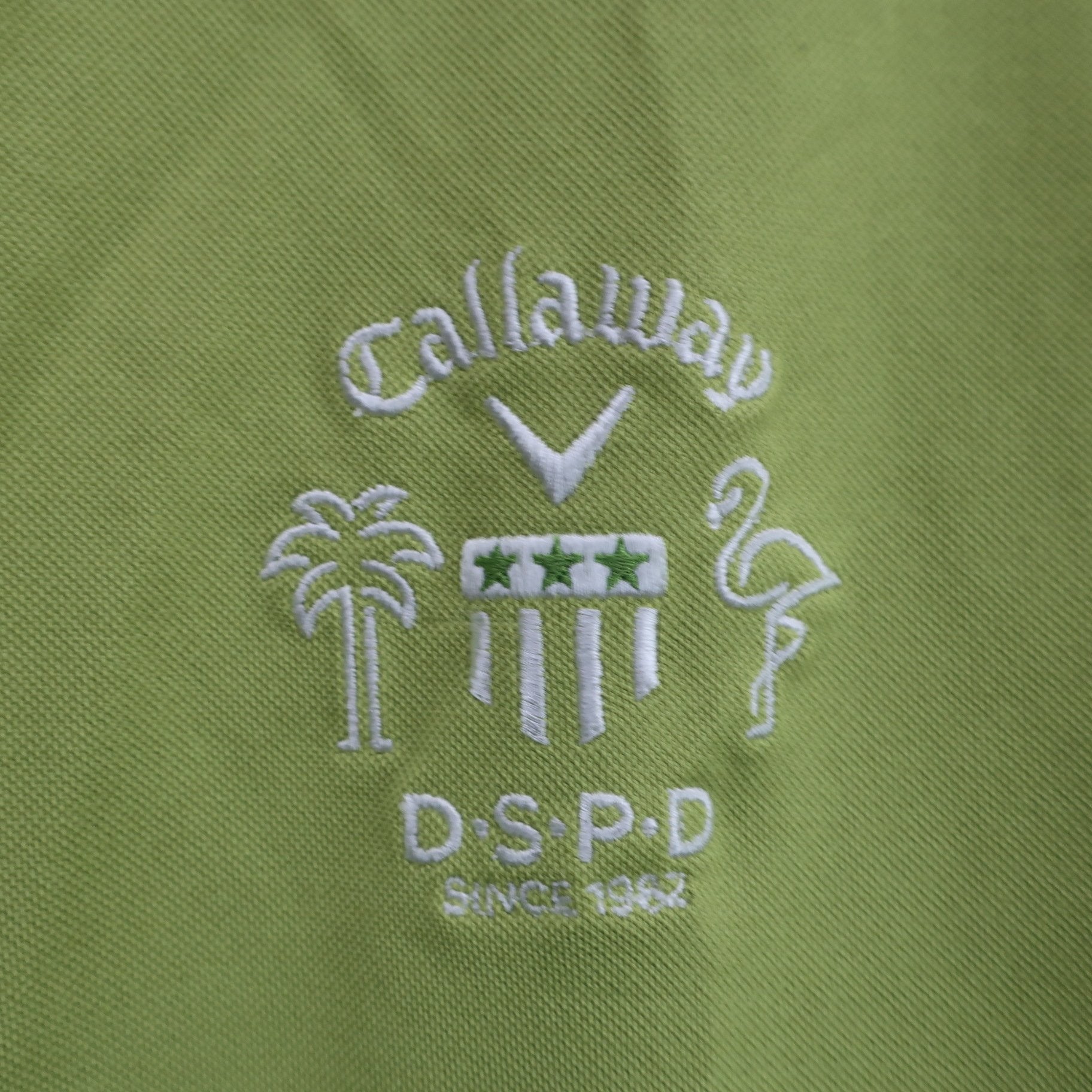 Callaway(キャロウェイ) ポロシャツ 黄緑 メンズ LL 241-151689 A