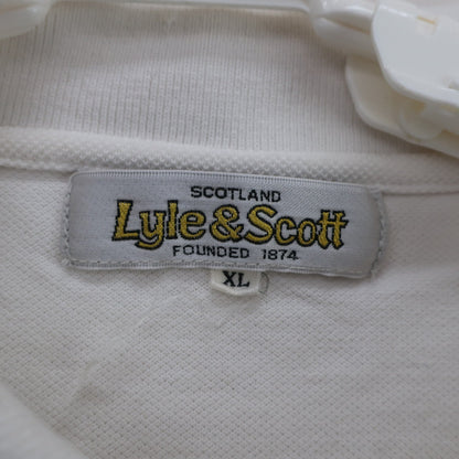 Lyle & Scott(ライルアンドスコット) ポロシャツ 白 メンズ XL B
