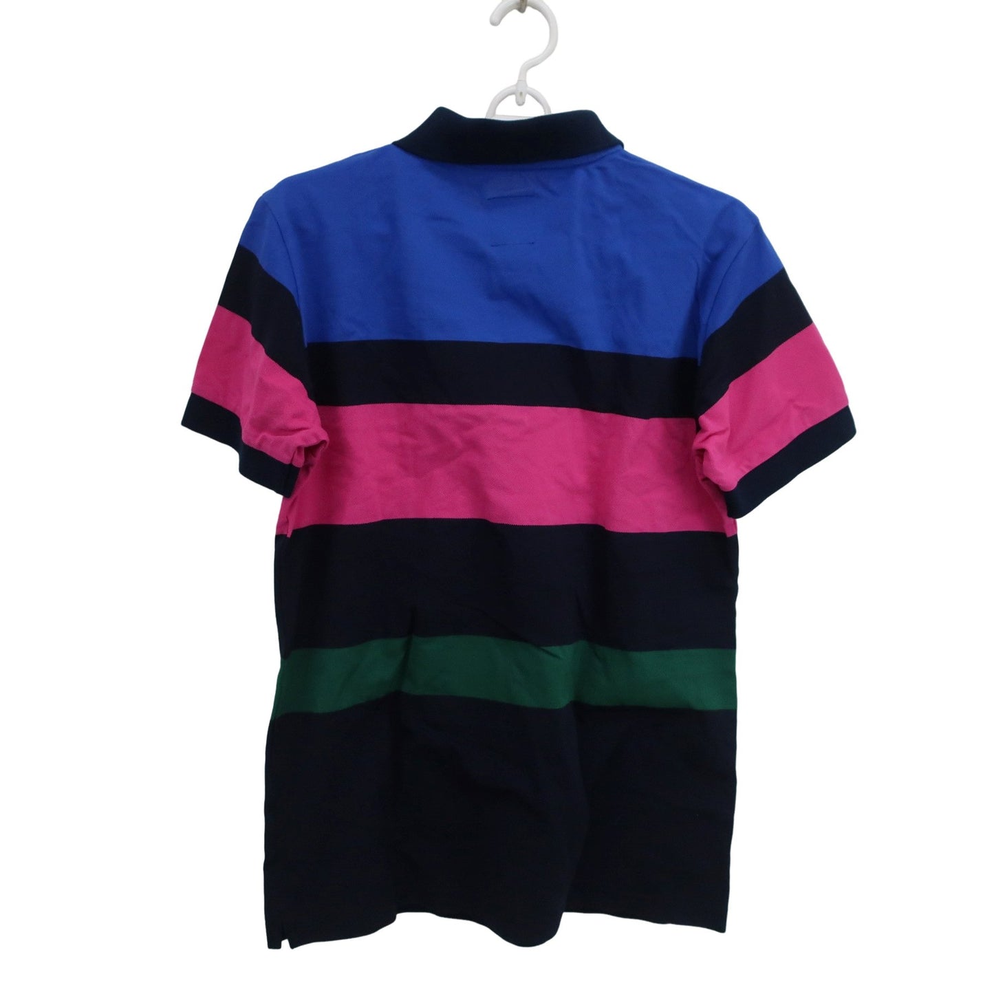 Admiral(アドミラル) ポロシャツ ネイビーカラフルボーダー メンズ LL A