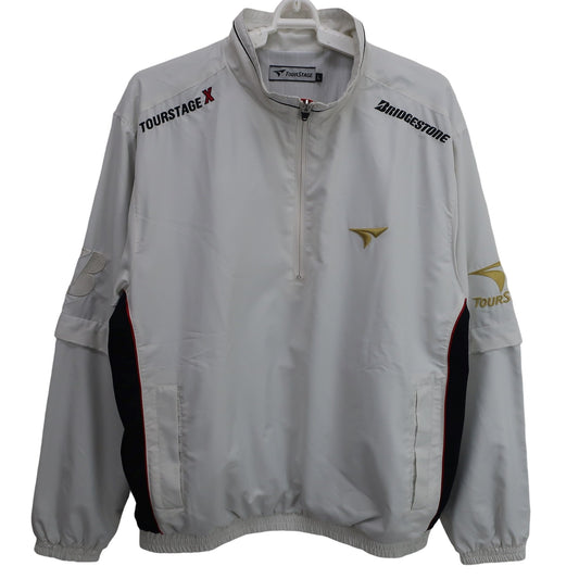 TOURSTAGE(ツアーステージ) ハーフジップスニード 薄グレー系 メンズ L A