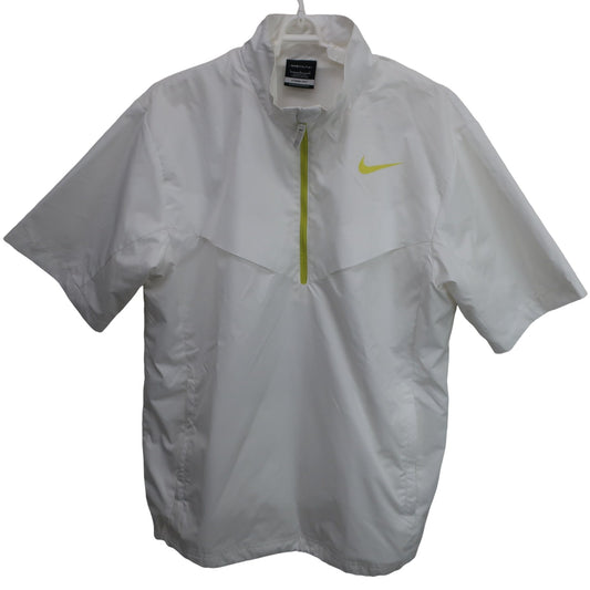 NIKE GOLF(ナイキゴルフ) 半袖ハーフジップスニード 白 メンズ LGG A