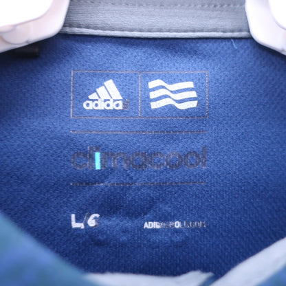 adidas(アディダス) ポロシャツ 青系 メンズ L A