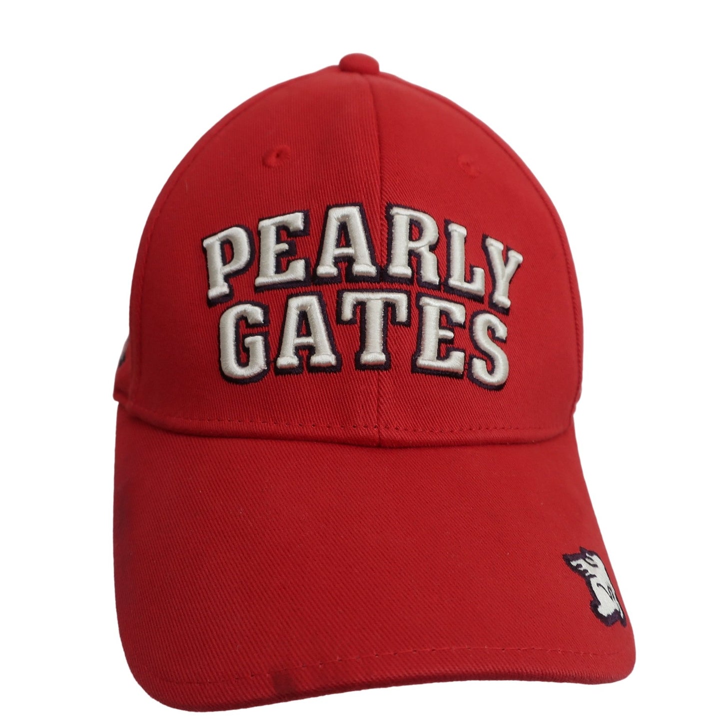 PEARLY GATES(パーリーゲイツ) キャップ 赤 メンズ フリーサイズ B
