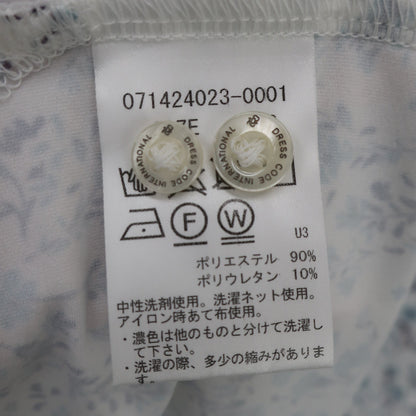 ZOY(ゾーイ) 長袖ポロシャツ 白花柄 メンズ 3 A