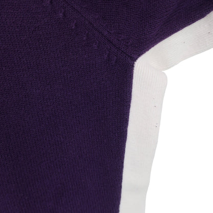 TOMMY HILFIGER(トミーヒルフィガー) ハーフジップニットシャツ パープル レディース XL B