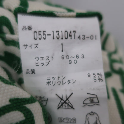 PEARLY GATES(パーリーゲイツ) パンツ 白緑 レディース 1 055-131047 B