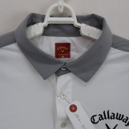 Callaway(キャロウェイ) ポロシャツ 白グレー メンズ M 241-1934001 A