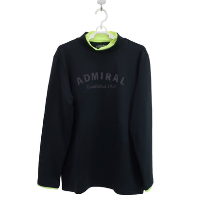 Admiral(アドミラル) モックネックシャツ グレー黄色 メンズ LL ADMA494 A