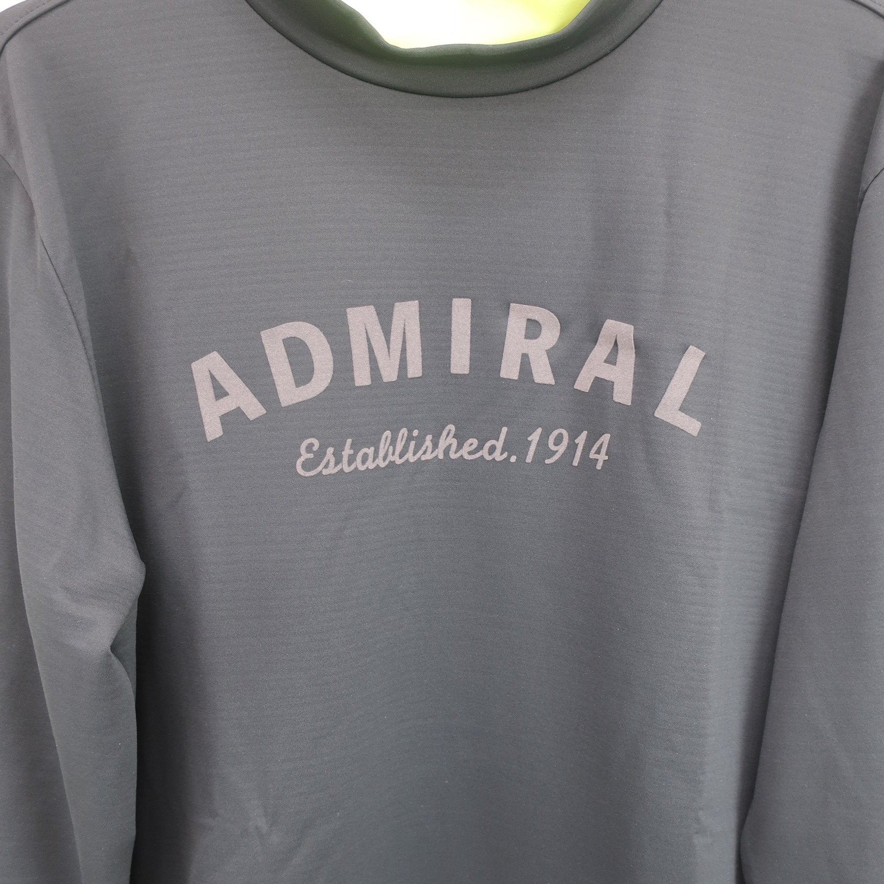 Admiral(アドミラル) モックネックシャツ グレー黄色 メンズ LL ADMA494 A