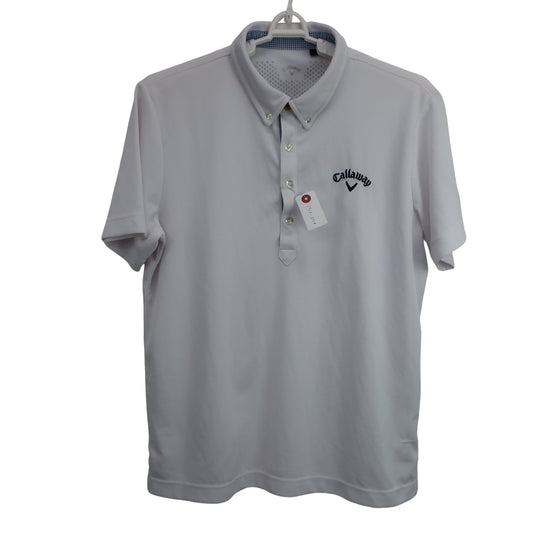 Callaway(キャロウェイ) ポロシャツ 白 メンズ L 241-0134517 B