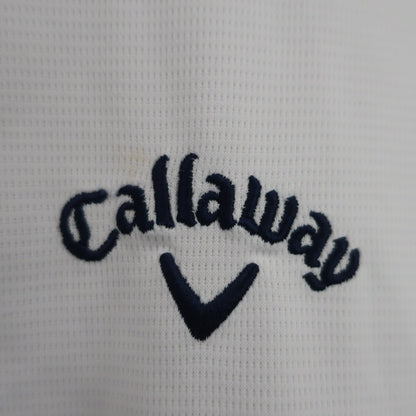 Callaway(キャロウェイ) ポロシャツ 白 メンズ L 241-0134517 B