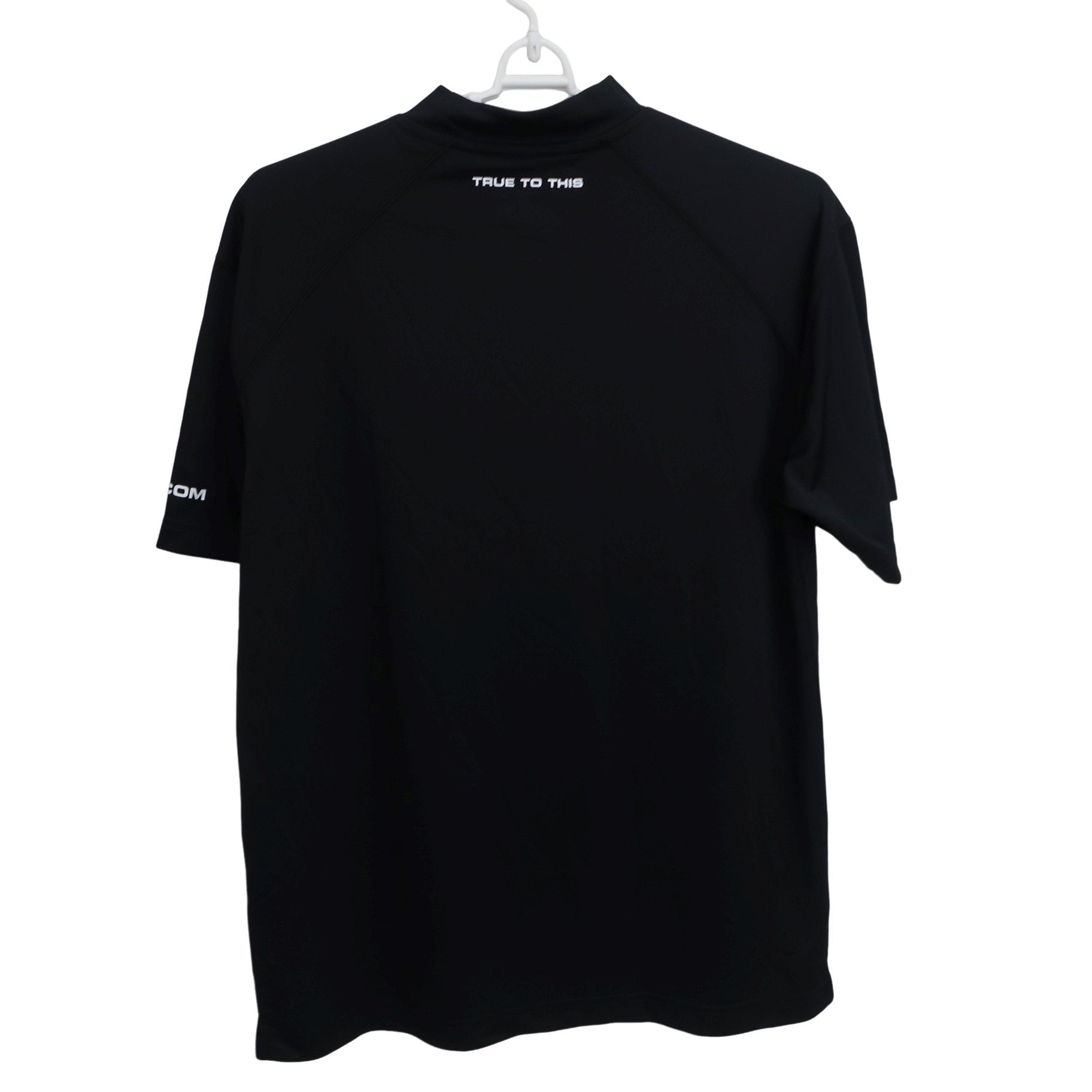 VOLCOM 半袖モックネックシャツ 黒 メンズ S N