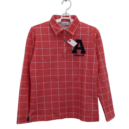 adidas(アディダス) 長袖ポロシャツ ピンク レディース M A