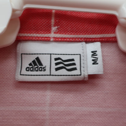 adidas(アディダス) 長袖ポロシャツ ピンク レディース M A