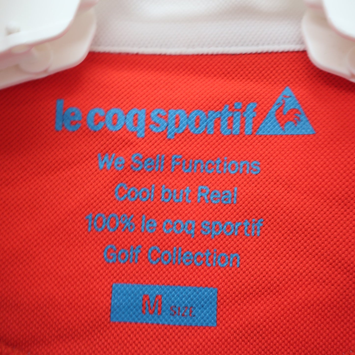 le coq sportif(ルコックスポルティフ) ポロシャツ 水色白 レディース M A