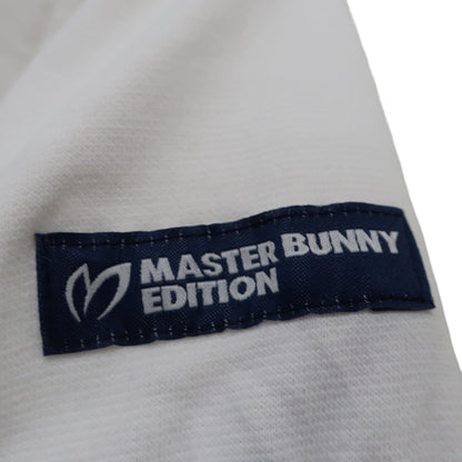 MASTER BUNNY EDITION(マスターバニーエディション) ポロシャツ 白ネイビー レディース 1 159-7160304 A