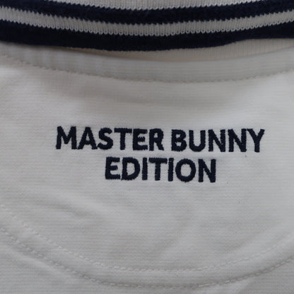 MASTER BUNNY EDITION(マスターバニーエディション) ポロシャツ 白ネイビー レディース 1 159-7160304 A