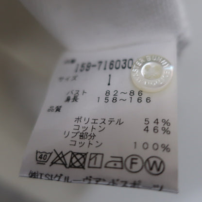 MASTER BUNNY EDITION(マスターバニーエディション) ポロシャツ 白ネイビー レディース 1 159-7160304 A