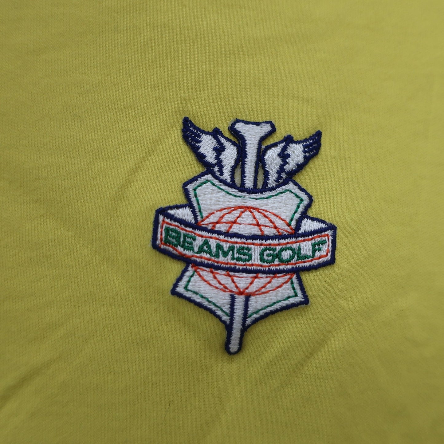 BEAMS GOLF(ビームスゴルフ) ポロシャツ 黄色系ボーダー レディース M B