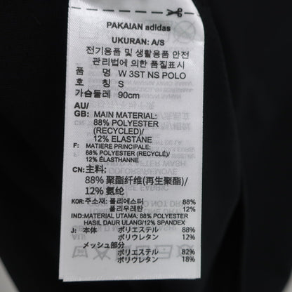 adidas(アディダス) ノースリーブモックネックシャツ 黒 レディース M A