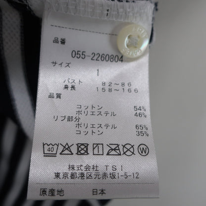 PEARLY GATES(パーリーゲイツ) ポロシャツ ネイビー白ボーダー レディース 1 055-2260804 A
