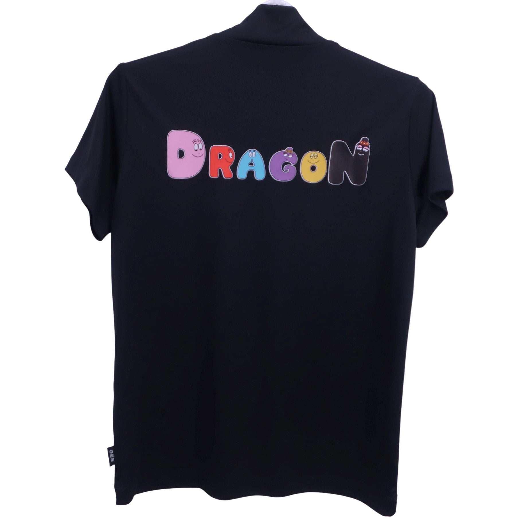 Dance With Dragon(ダンスウィズドラゴン) モックネックシャツ 黒 バーバパパ レディース 2 D2-134334 A
