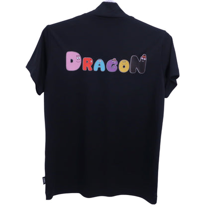 Dance With Dragon(ダンスウィズドラゴン) モックネックシャツ 黒 バーバパパ レディース 2 D2-134334 A