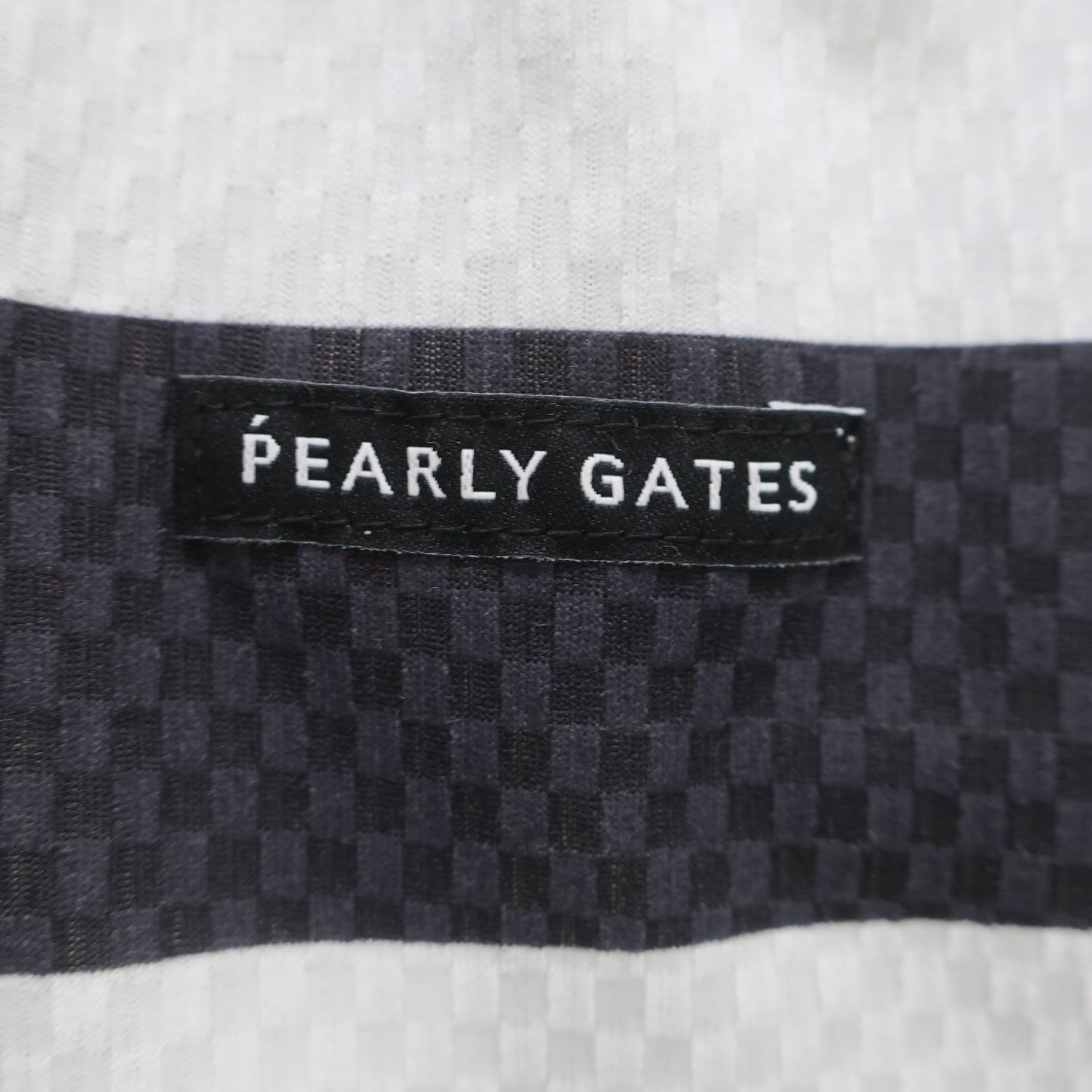 PEARLY GATES(パーリーゲイツ) ノースリーブポロシャツ ネイビー白ボーダー レディース 1 055-3260706 A