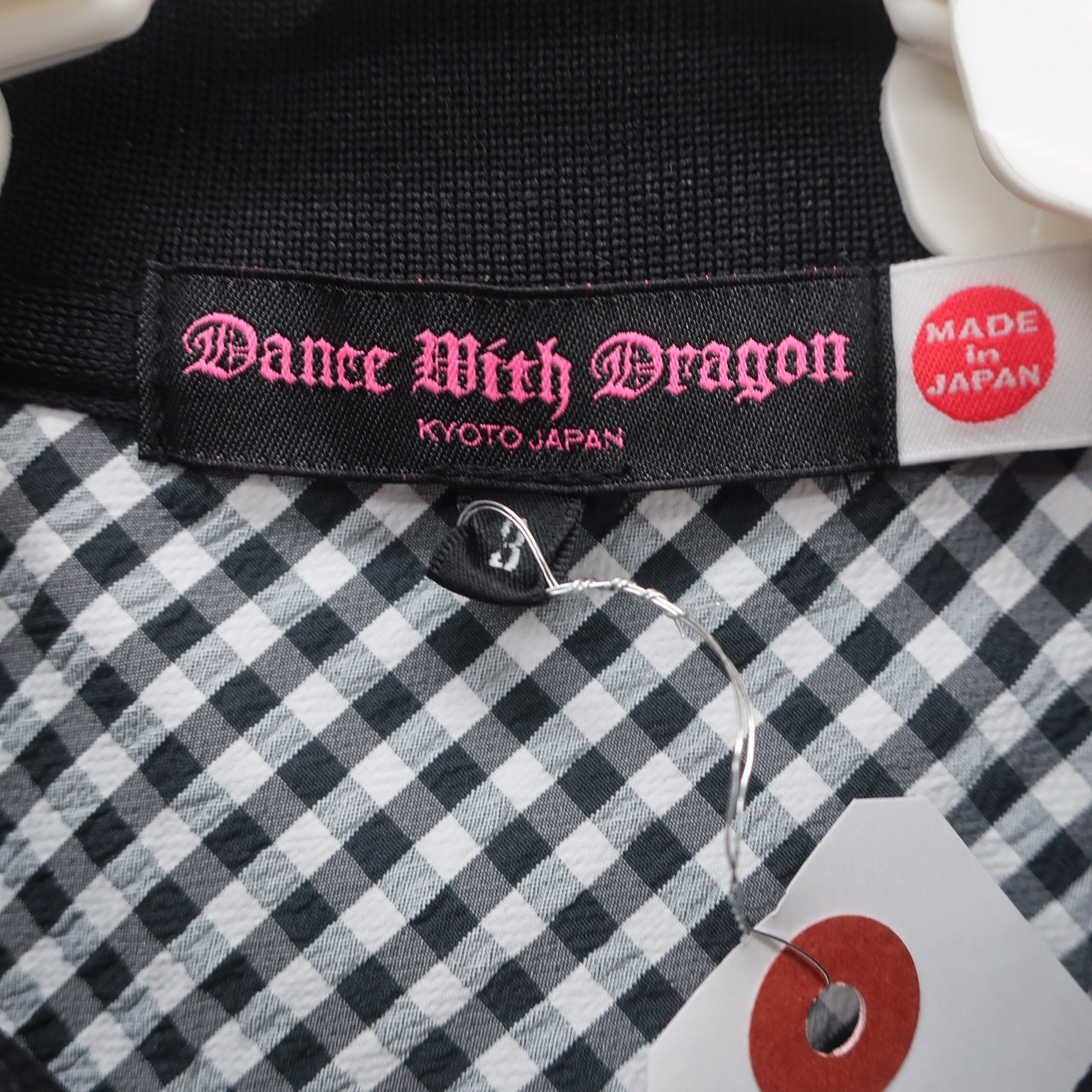 Dance With Dragon(ダンスウィズドラゴン) ポロシャツ 黒 レディース 3 D2-126303 A