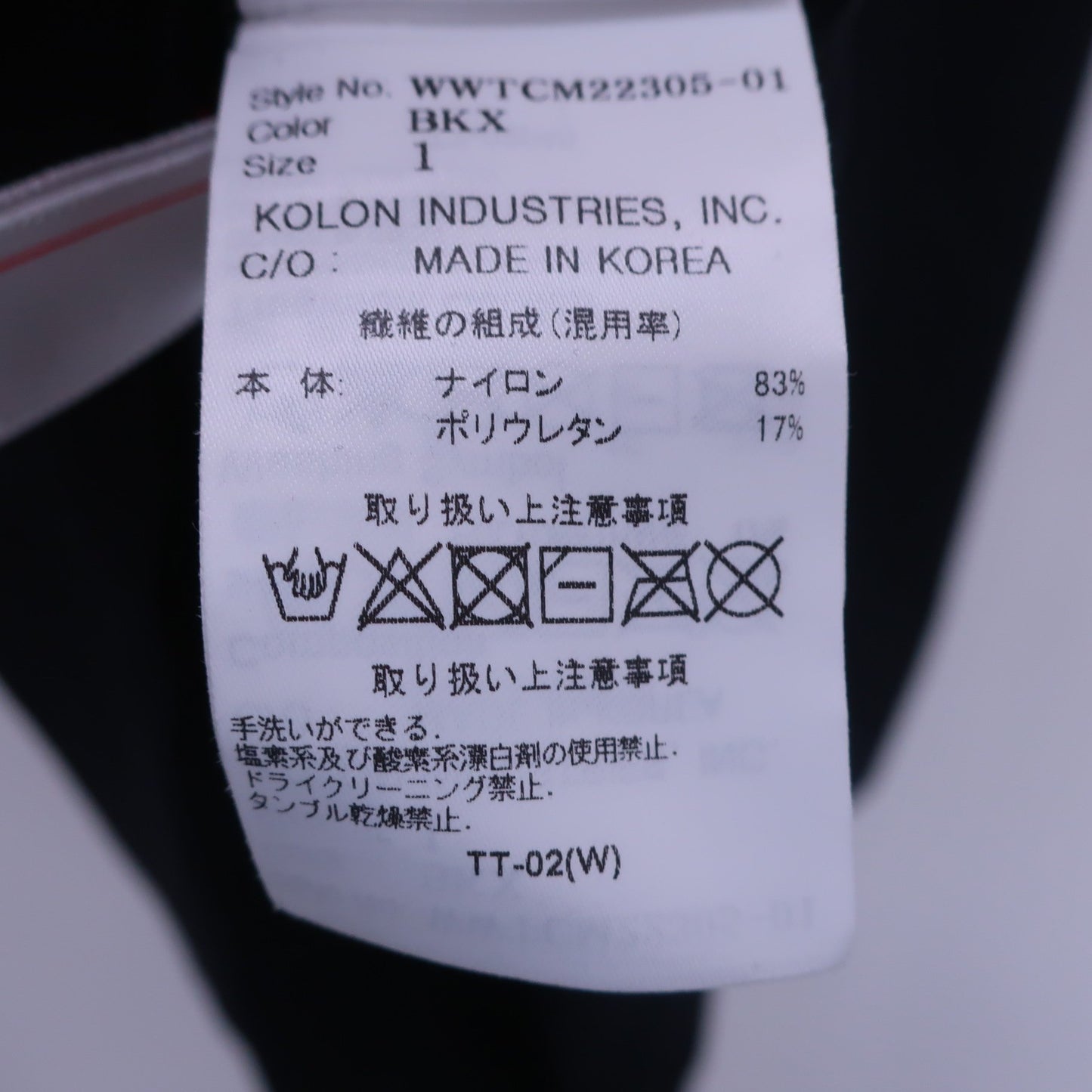 WAAC(ワック) ノースリーブモックネックシャツ 黒 レディース 1 WWTCM22305-01 B