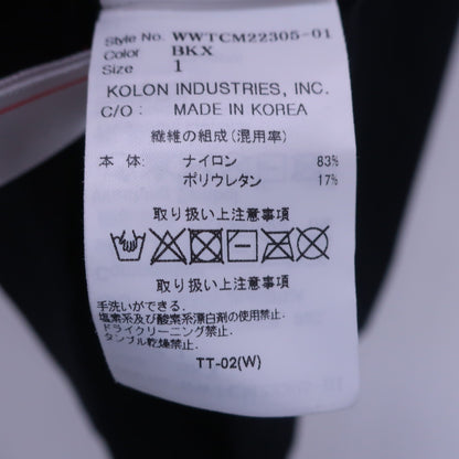 WAAC(ワック) ノースリーブモックネックシャツ 黒 レディース 1 WWTCM22305-01 B