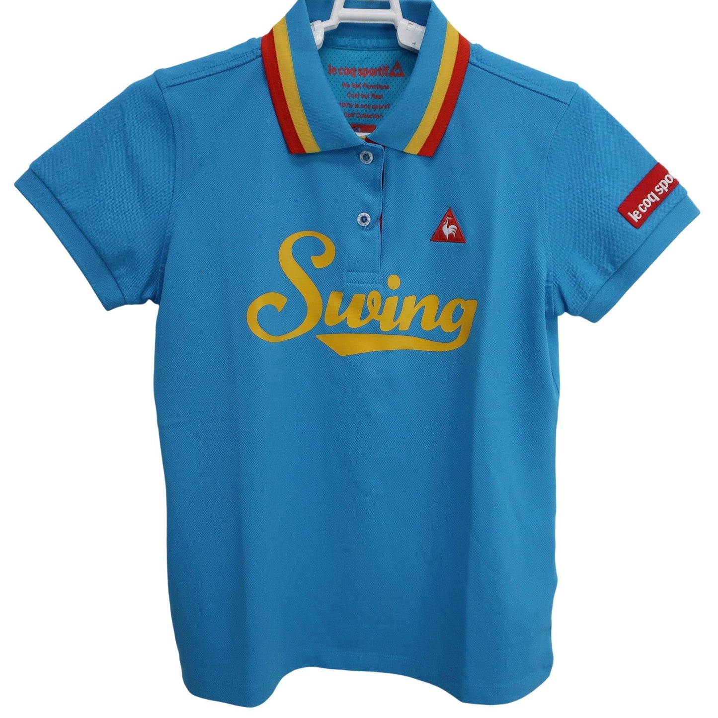 le coq sportif(ルコックスポルティフ) ポロシャツ 水色 レディース M A