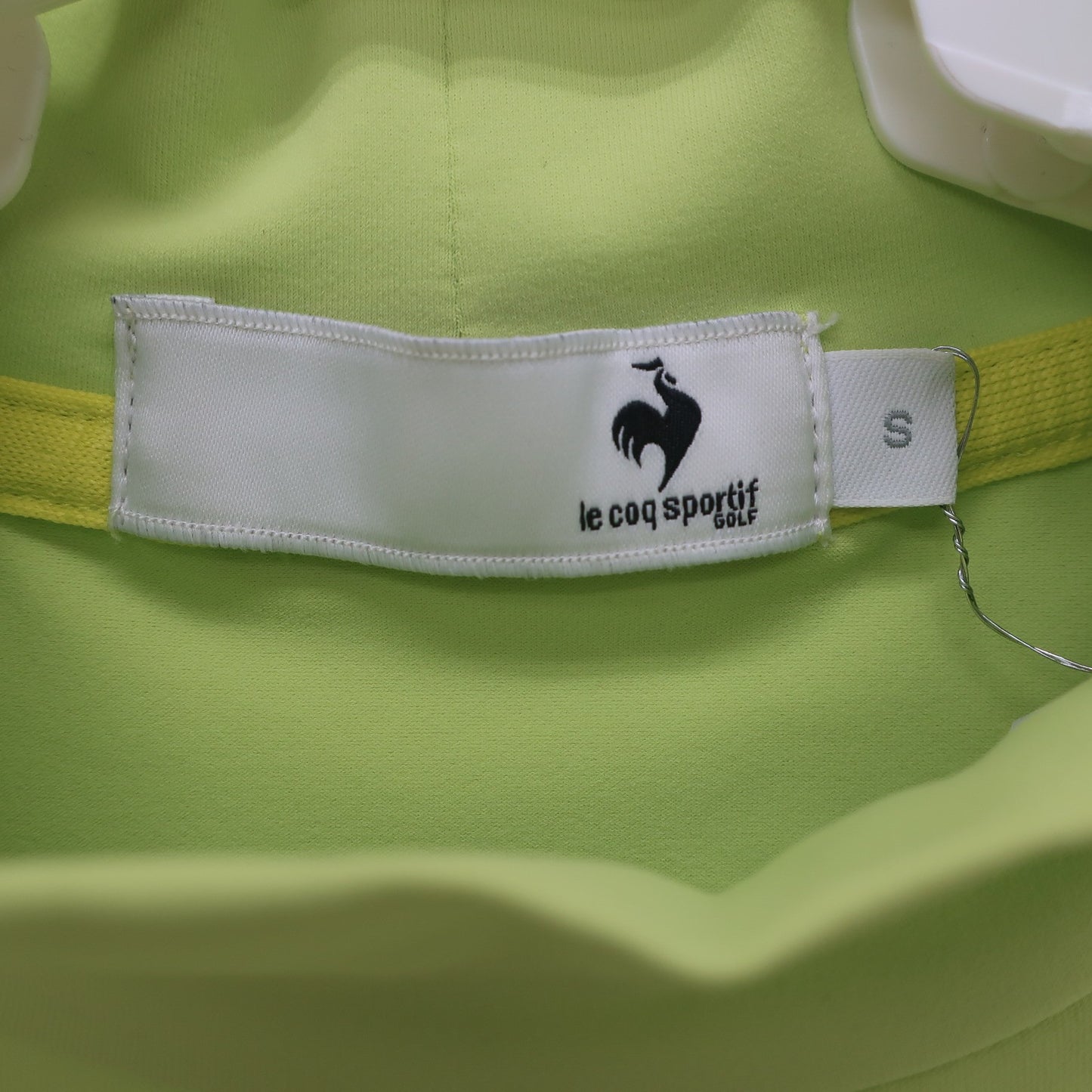le coq sportif(ルコックスポルティフ) 半袖モックネックシャツ 黄色 レディース S A