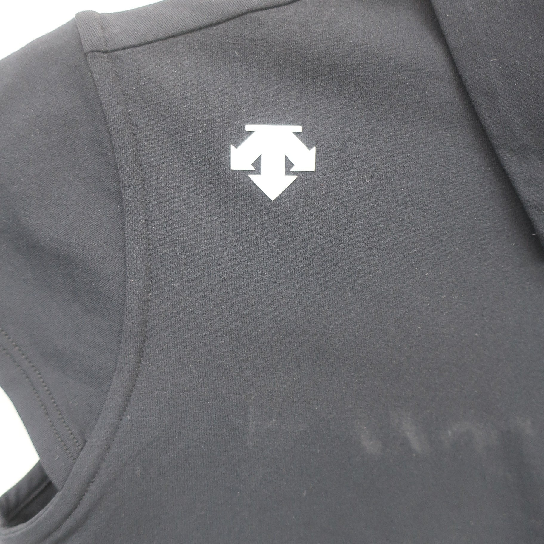 DESCENTE(デサント) ポロシャツ 黒白 レディース M B