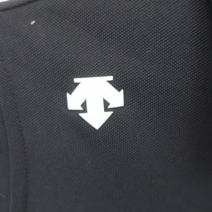 DESCENTE(デサント) ノースリーブポロシャツ 黒白 レディース M A