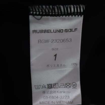 RUSSELUNO(ラッセルノ) ノースリーブポロシャツ 黒 レディース 1 RGW-2320653 A