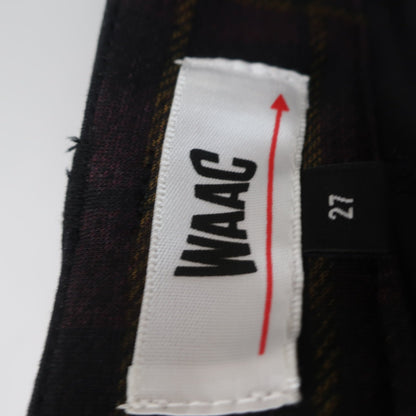 WAAC(ワック) スカート 紫黒系チェック レディース 27 A
