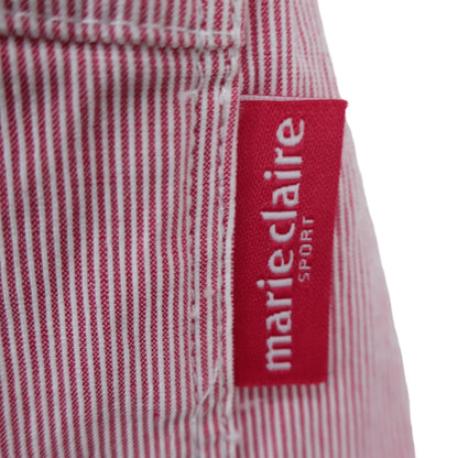 marie claire sport(マリ・クレール・スポーツ) スカート 赤白ストライプ レディース M A