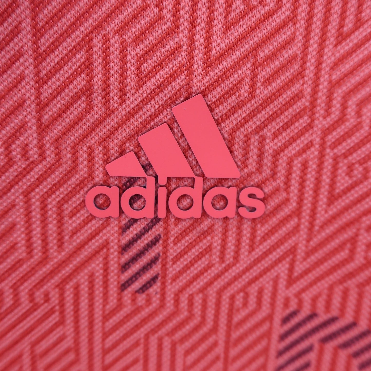 adidas(アディダス) 長袖ポロシャツ 赤 レディース L A
