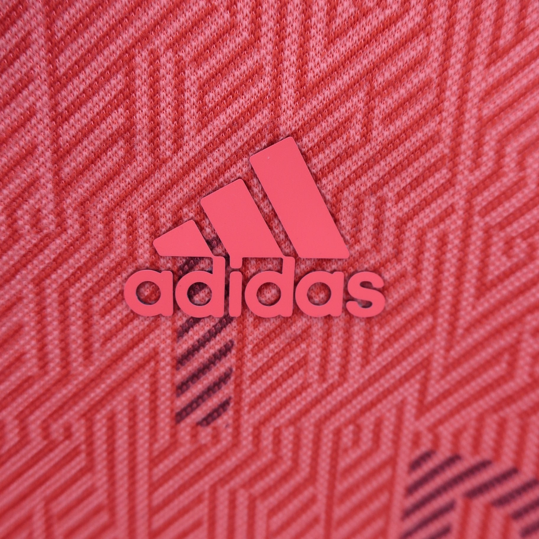 adidas(アディダス) 長袖ポロシャツ 赤 レディース L A