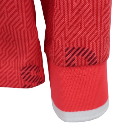 adidas(アディダス) 長袖ポロシャツ 赤 レディース L A